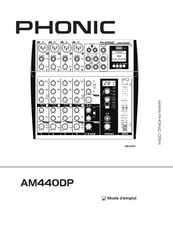 Phonic AM440DP Mode D'emploi