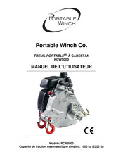 Portable Winch PCW5000 Manuel De L'utilisateur