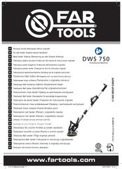 Far Tools DWS 750 Notice Originale