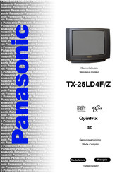Panasonic TX-25LD4F/Z Mode D'emploi