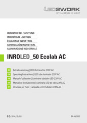 LED2WORK INROLED_50 Ecolab AC Manuel D'utilisation