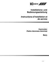 Koppe Baro Instructions D'installation Et De Service