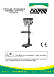 PROFOR RDM3201FN Manuel De L'utilisateur