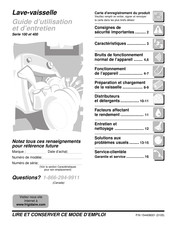 Frigidaire 100 Série Guide D'utilisation Et D'entretien