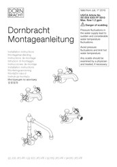 Dornbracht 22 500 360-FF Instructions De Montage