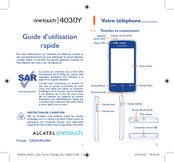 OneTouch 4030Y Guide D'utilisation Rapide