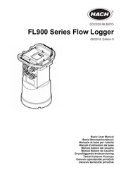 Hach FL900 Série Flow Logger Manuel D'utilisation De Base