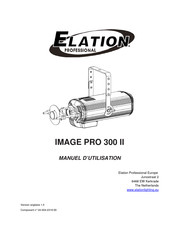 Elation Professional IMAGE PRO 300 II Manuel D'utilisation