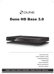 DUNE HD Base 3.0 Mode D'emploi