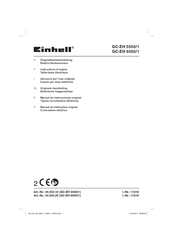 EINHELL GC-EH 6055/1 Instructions D'origine
