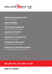 Steinberg Systems SBS-PT-30000 Manuel D'utilisation