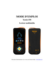 LENCO Xemio-550 Mode D'emploi