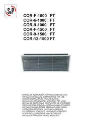 S&P COR-9-1500 FT Notice D'installation Et D'utilisation