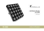 thomann Stairville LED Matrix Blinder 5x5 DMX Notice D'utilisation