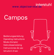 Interstuhl Büromöbel Campos Mode D'emploi