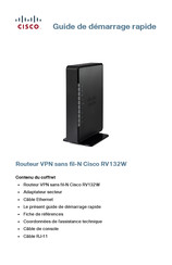 Cisco RV132W Guide De Démarrage Rapide