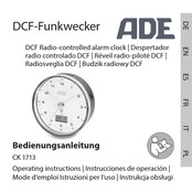 ADE CK 1713 Mode D'emploi