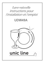 unic line UDW49A Mode D'emploi