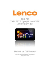 Lenco TAB-705 Mode D'emploi