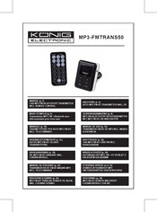 König Electronic MP3-FMTRANS50 Mode D'emploi