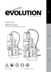 Evolution BORA 2800 Mode D'emploi