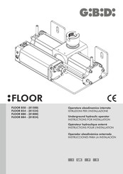 GBD FLOOR 850 Instructions Pour L'installation