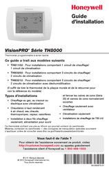 Honeywell VisionPRO TH8110U Guide D'installation