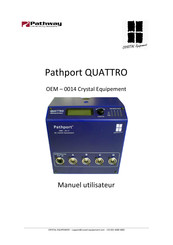 pathway OEM - 0014 Crystal Equipement Manuel Utilisateur