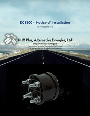 HHO Plus DC1500 Notice D'installation