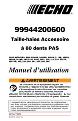 Echo 99944200600 Manuel D'utilisation