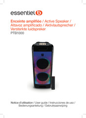 essentiel b PTB1000 Notice D'utilisation