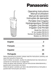 Panasonic EW-DJ10 Manuel D'utilisation