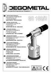 Degometal GO 180/B Instructions Originales