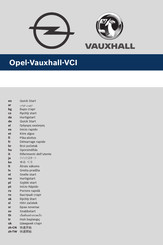 Opel Vauxhall VCI Démarrage Rapide