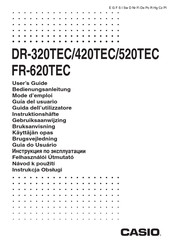 Casio DR-420TEC Mode D'emploi