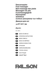 PALSON Berlin Mode D'emploi