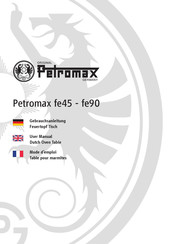 Petromax fe90 Mode D'emploi