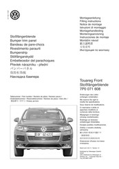 Volkswagen 7P0 071 608 Notice De Montage