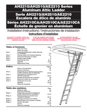 Werner AH2510 Série Instructions D'installation