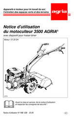 Agria 3500 Notice D'utilisation