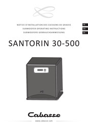 CABASSE SANTORIN 30-500 Notice D'installation