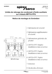 Spirax Sarco MFP14-PPU Notice De Montage Et D'entretien