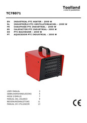 Toolland TC78071 Mode D'emploi