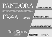 Korg ToneWorks PANDORA PX4A Notice D'emploi
