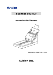 Avision DF-1911B Manuel De L'utilisateur