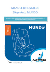 Caretero MUNDO Manuel Utilisateur