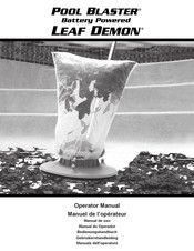 Water Tech Pool Blaster Leaf Demon Manuel De L'opérateur