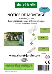 Chalet-Jardin 702356 Notice De Montage