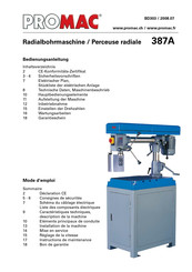 Promac 387A Mode D'emploi