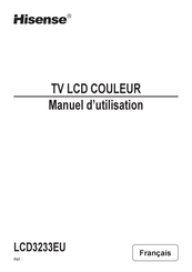 Hisense LCD3233EU Manuel D'utilisation
